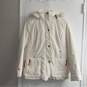 PRADA Women's White Hooded Jacket